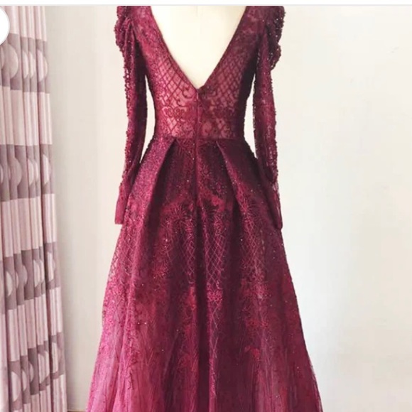 Burgundy Dress - Picture 1 of 4